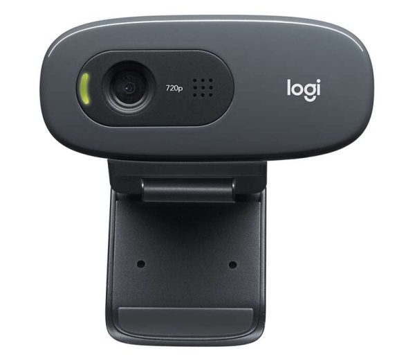 Logitech C270 Webcam HD 720p - 3Mpx - USB 2.0 - Microfone Integrado - Angulo de Visão 60º - focagem Fixa - Cabo de 1.50 mt - Cor Preto