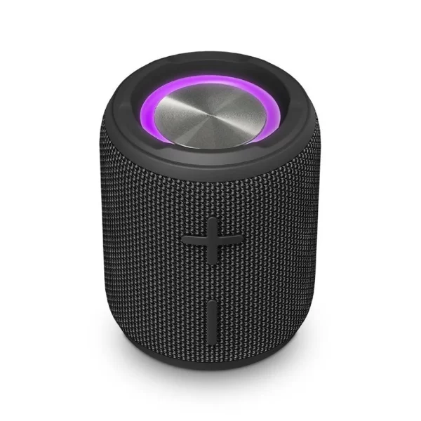 Coluna SPC Sound Powerpool Portátil - 20 Horas de Autonomia - Tubo Compacto com Aro Luminoso - Potência 14W - Proteção IPX7 - True Wireless Stereo e Mãos Livres - Cor Preto - Image 2